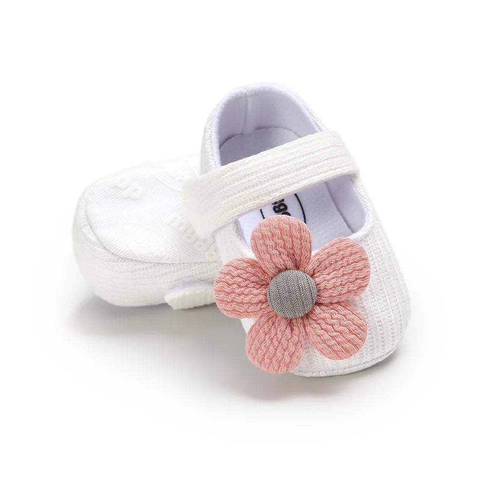 Baby Girls Cotton Retro Prewalkers