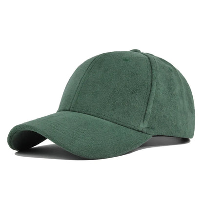Suede Baseball Cap Snapback