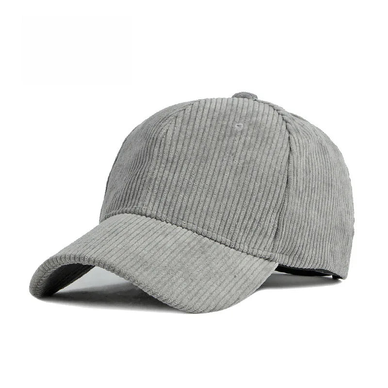 Corduroy Baseball Cap Snapback