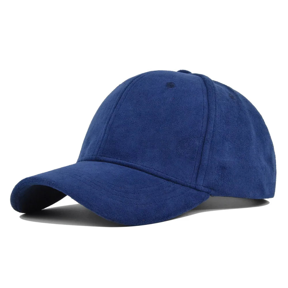 Suede Baseball Cap Snapback