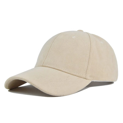 Suede Baseball Cap Snapback