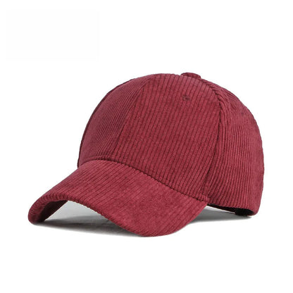 Corduroy Baseball Cap Snapback
