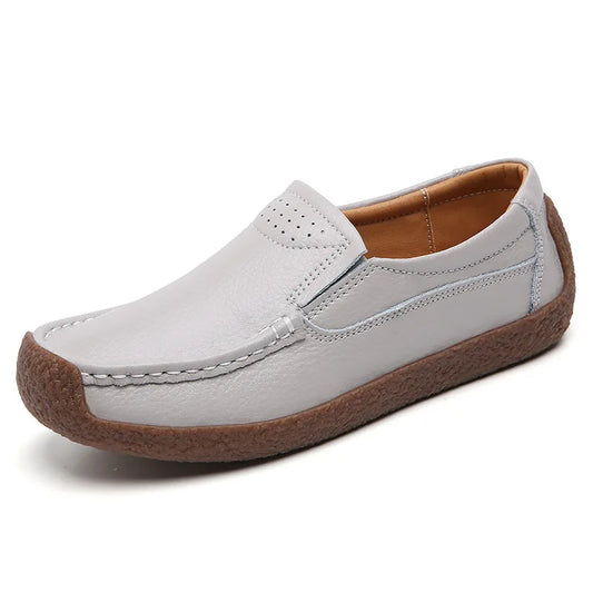 Moccasins Slip On Leather Loafers