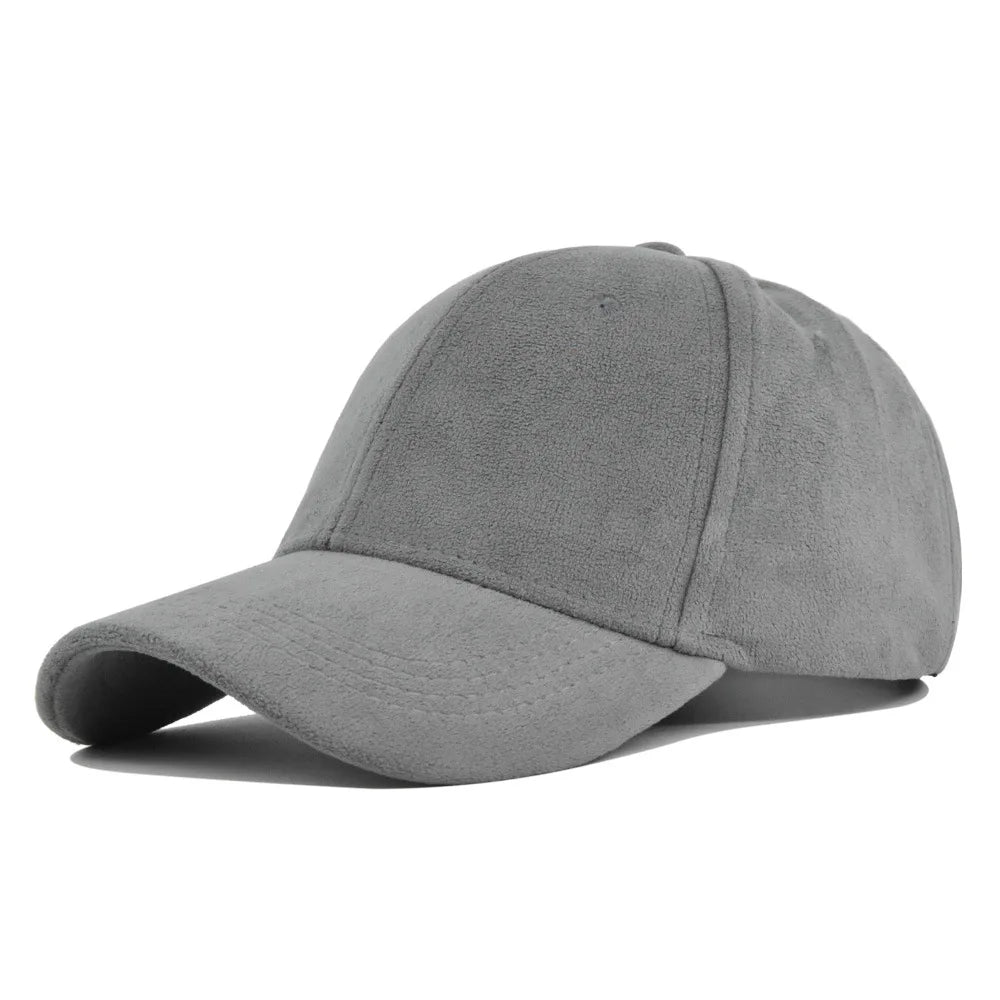 Suede Baseball Cap Snapback