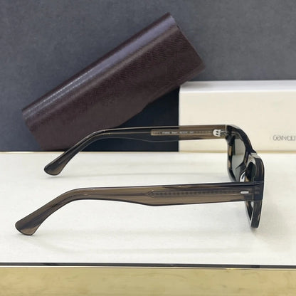 Rectangle Thick Acetate Sunglasses