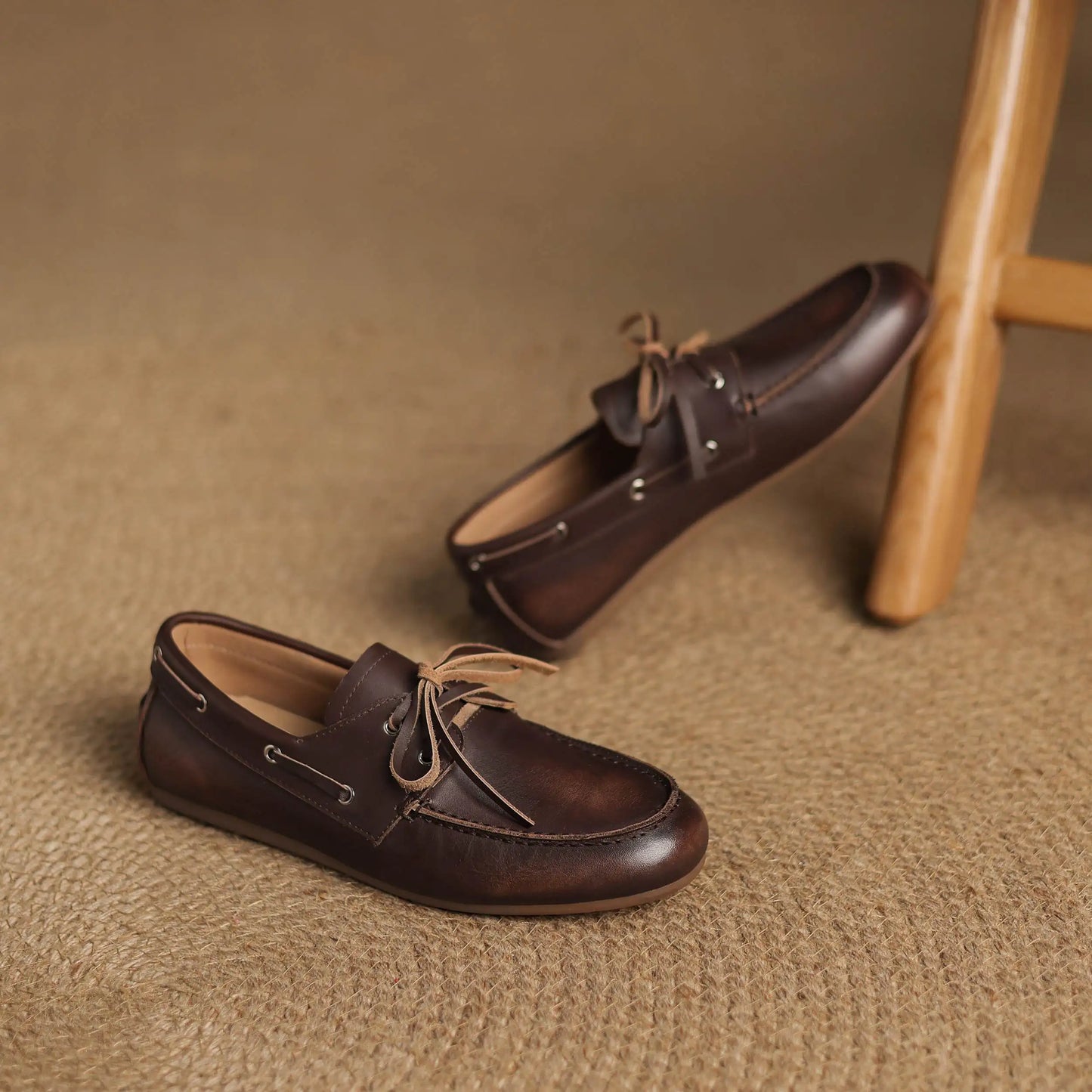 Retro Comfort Cow Leather Loafers