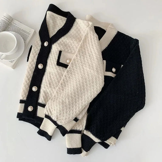 Long Sleeve Knitted Sweater Cardigan