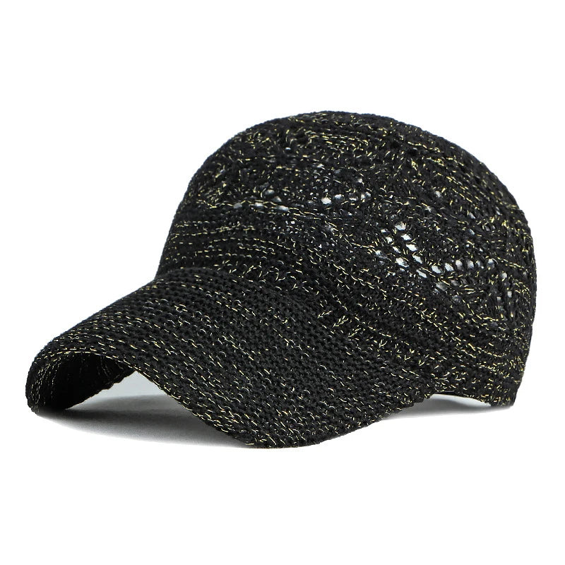 Mesh Knitted Baseball Cap