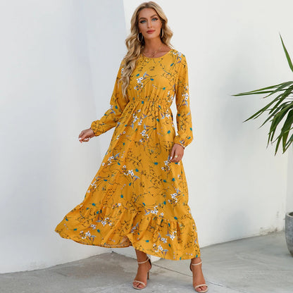 Floral Vestidoes Mujer Maxi Dress