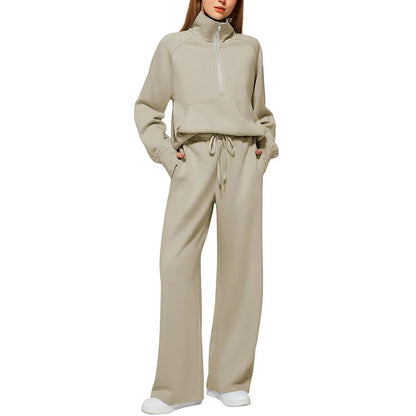 Sweatshirt Pants Set Loose Style Loungewear