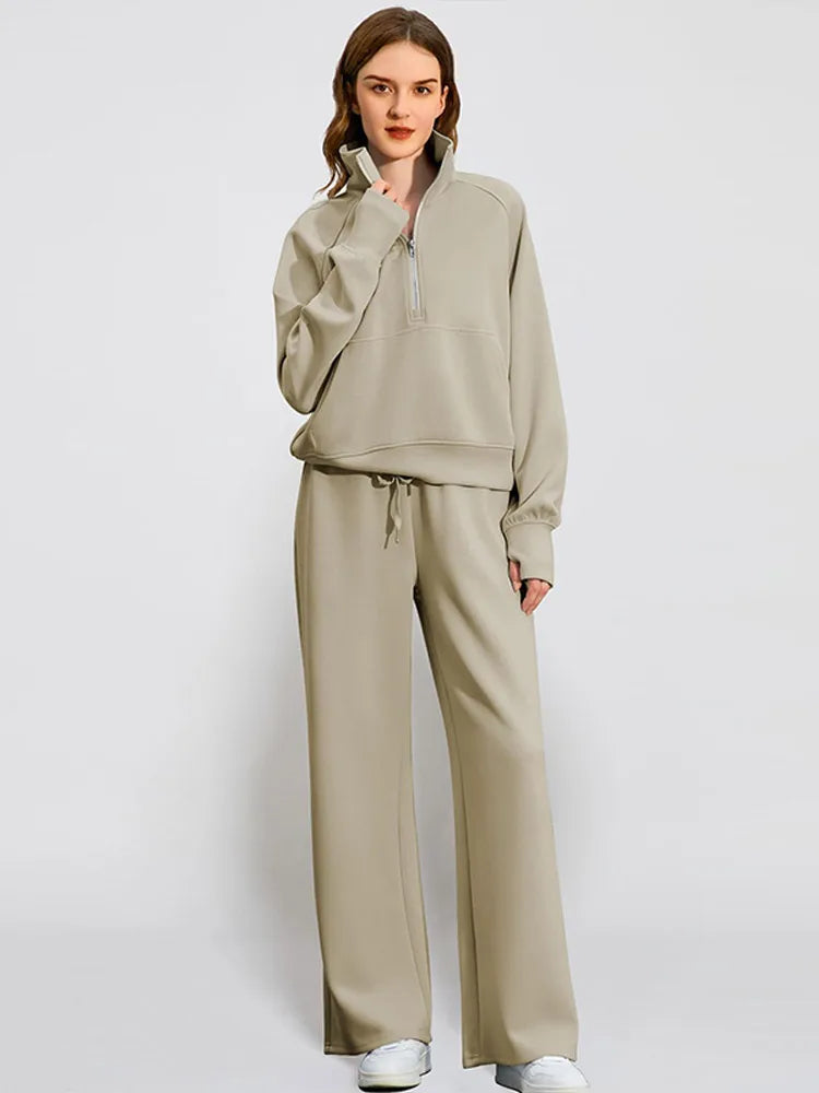 Sweatshirt Pants Set Loose Style Loungewear