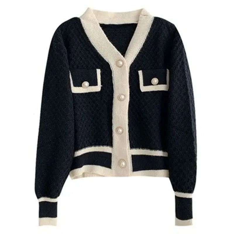 Long Sleeve Knitted Sweater Cardigan