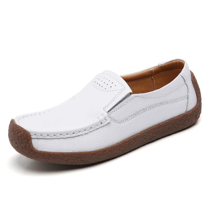 Moccasins Slip On Leather Loafers