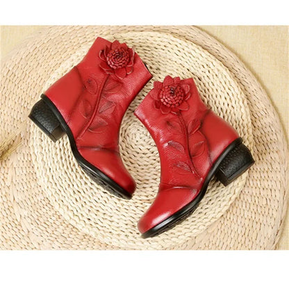 Handmade Leather Ankle Boots