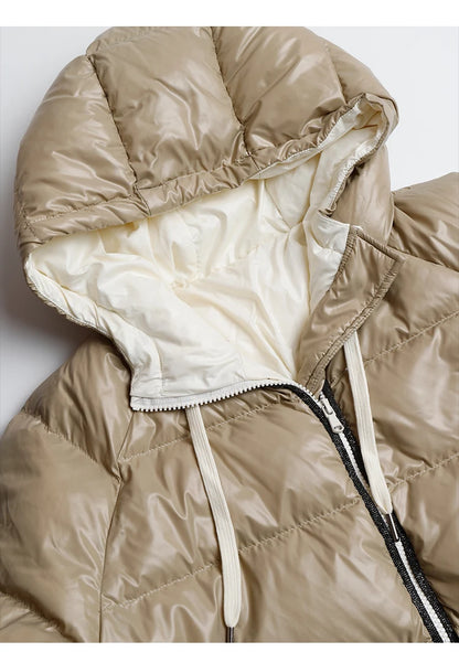 Bubble Duck Down Hooded Jacket