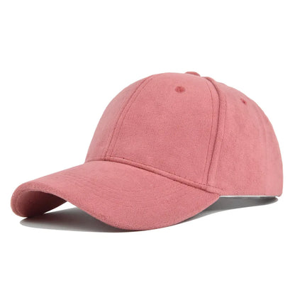Suede Baseball Cap Snapback