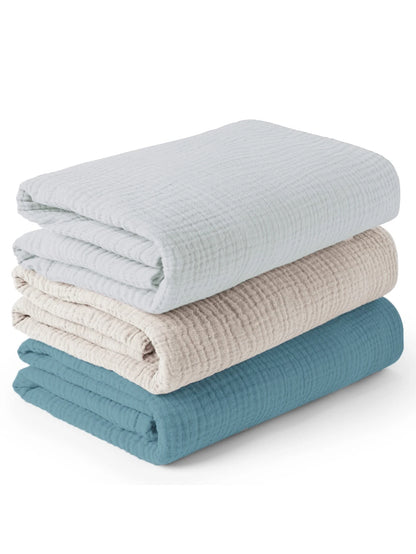 Soft Breathable Baby Blankets Set