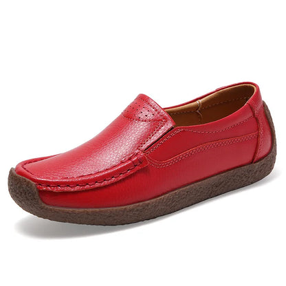 Moccasins Slip On Leather Loafers