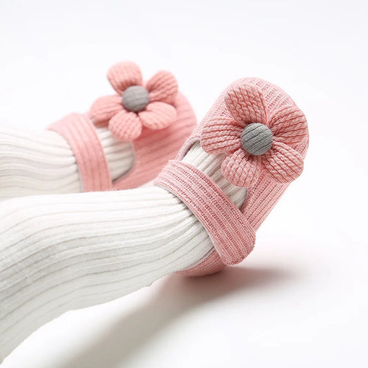 Baby Girls Cotton Retro Prewalkers