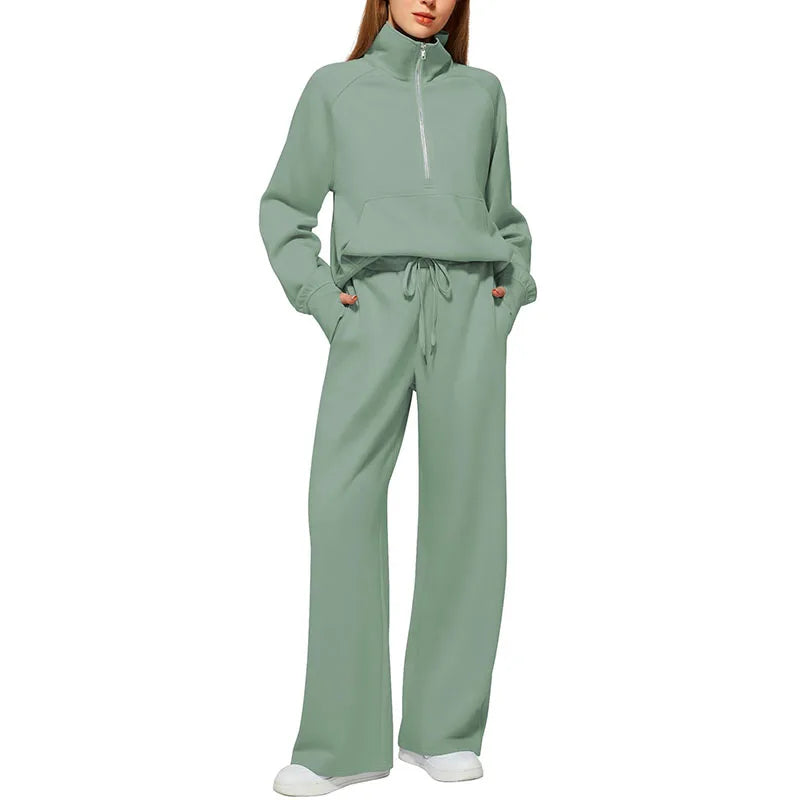 Sweatshirt Pants Set Loose Style Loungewear