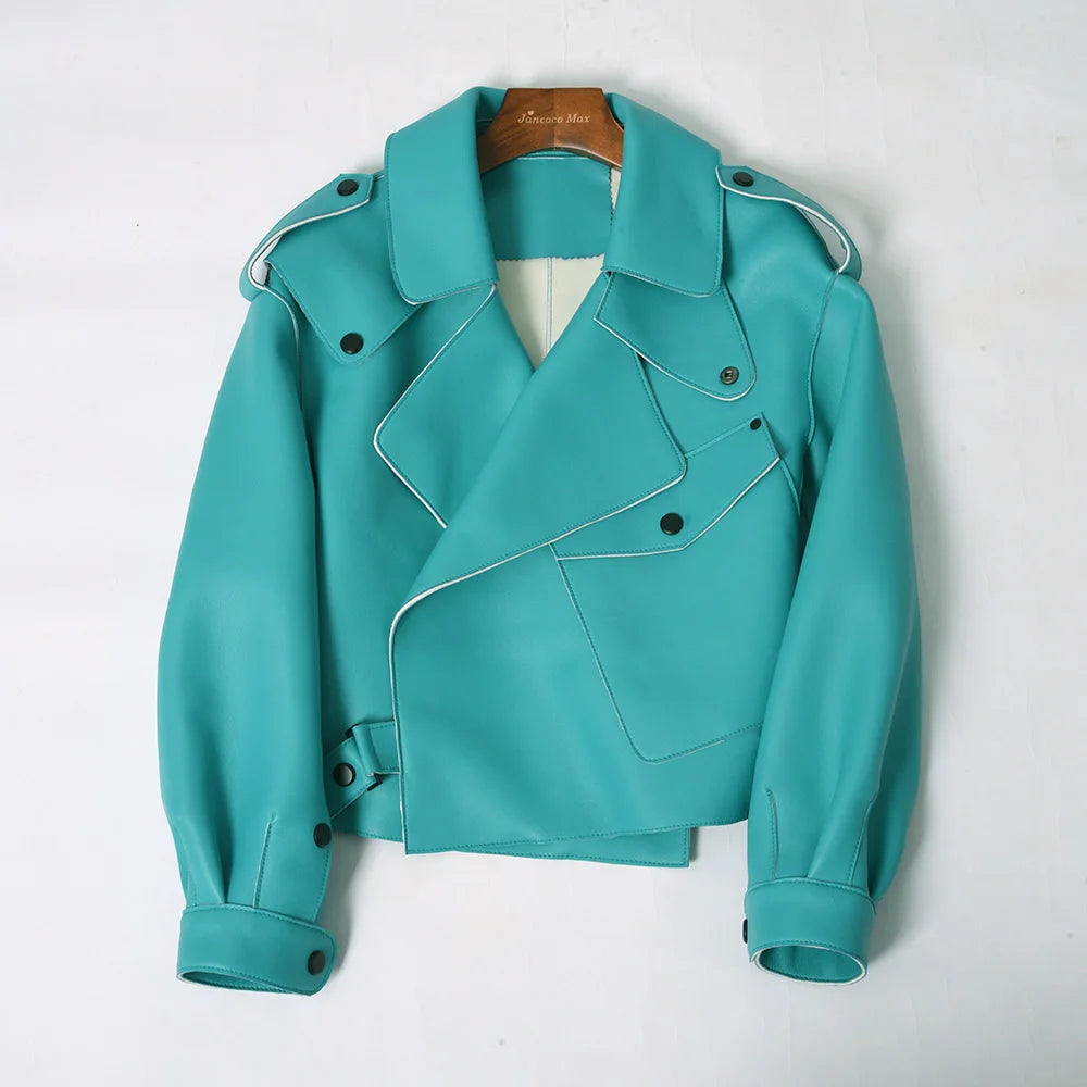 Bikers Sheepskin Leather Jacket