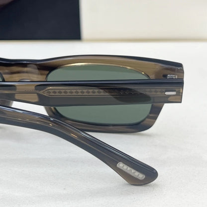 Rectangle Thick Acetate Sunglasses