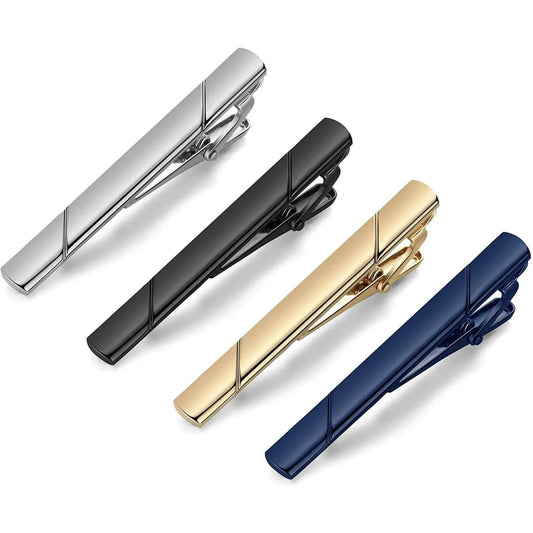 Sleek Metal Tie Bar Clip