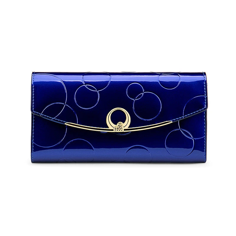 Luxury Leather Long Purse Wallet