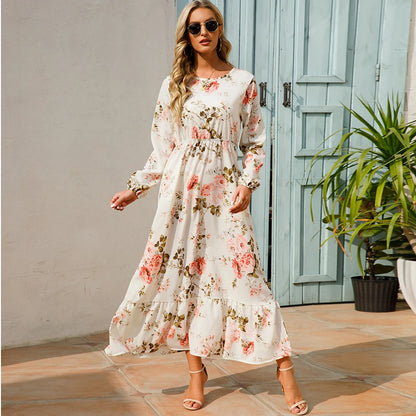 Floral Vestidoes Mujer Maxi Dress