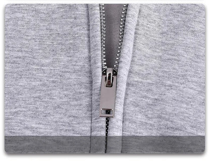 Pure Cotton Zip-Up Hoodie