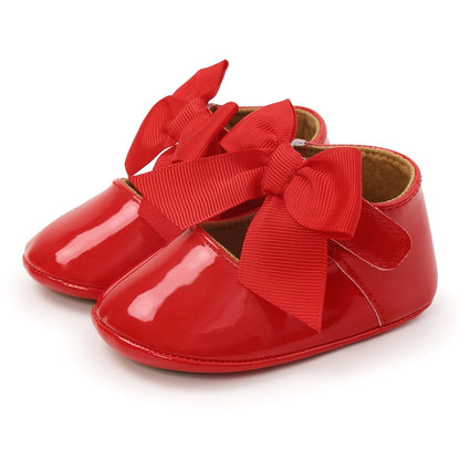 Baby Girl Bowknot Dress Shoes First Walkers