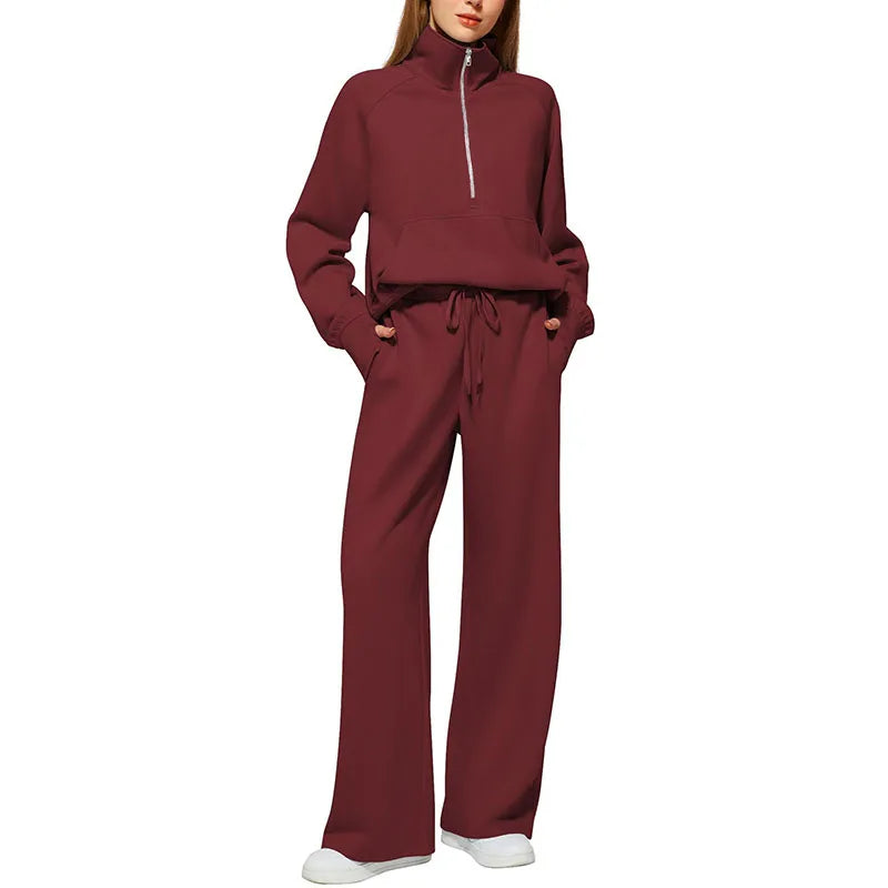 Sweatshirt Pants Set Loose Style Loungewear