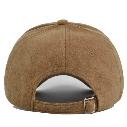 Suede Baseball Cap Snapback