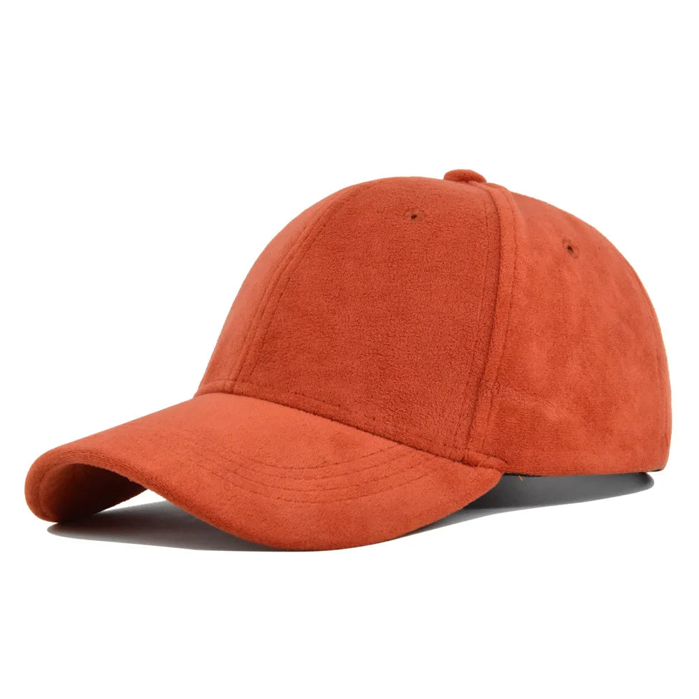 Suede Baseball Cap Snapback