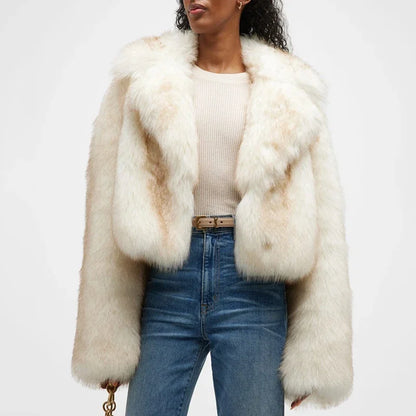 Neo Fluffy Fur Short Jacket