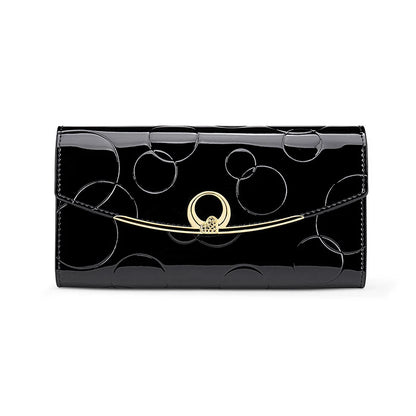 Luxury Leather Long Purse Wallet