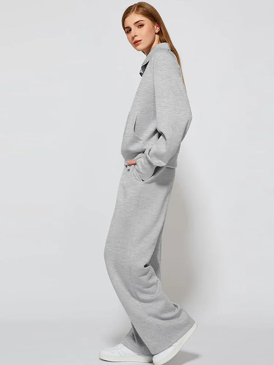 Sweatshirt Pants Set Loose Style Loungewear