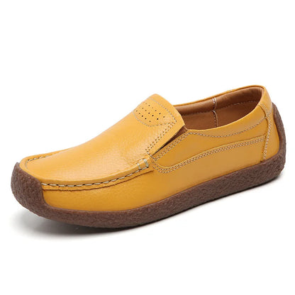 Moccasins Slip On Leather Loafers