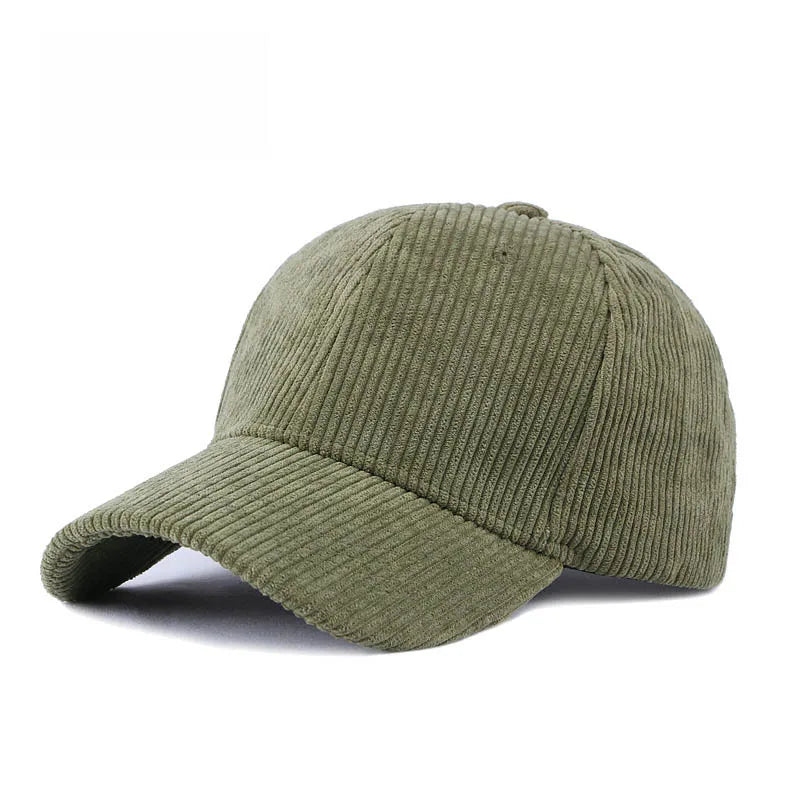 Corduroy Baseball Cap Snapback