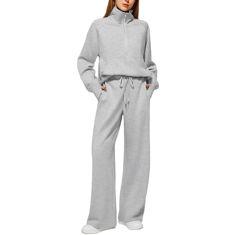 Sweatshirt Pants Set Loose Style Loungewear