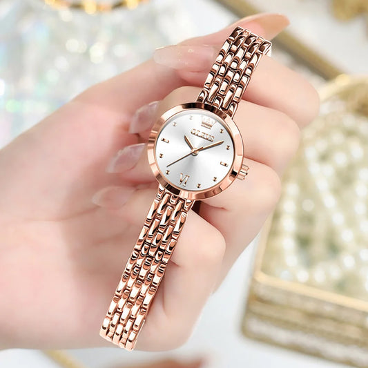 Elegant Waterproof Gold Wrist Watch