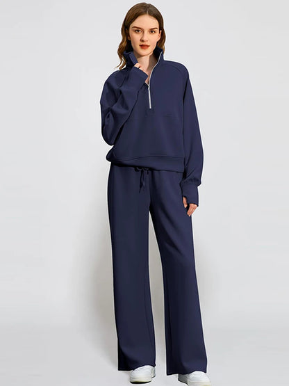 Sweatshirt Pants Set Loose Style Loungewear