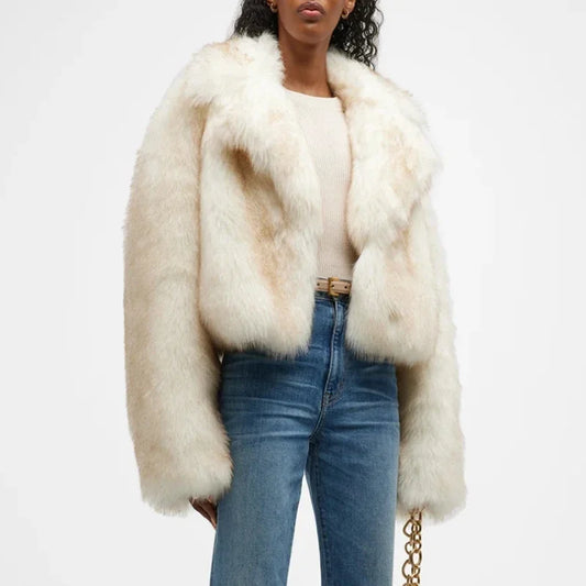 Neo Fluffy Fur Short Jacket