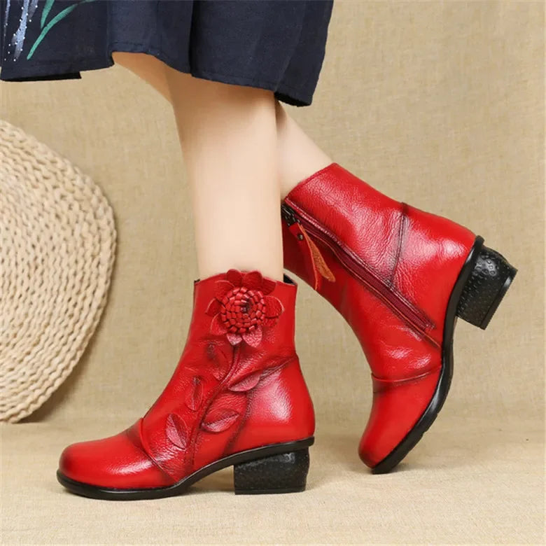 Handmade Leather Ankle Boots