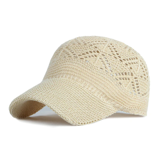 Mesh Knitted Baseball Cap
