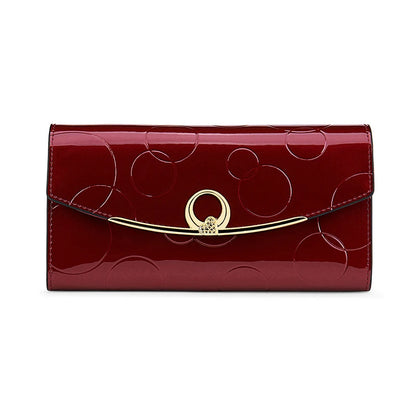 Luxury Leather Long Purse Wallet
