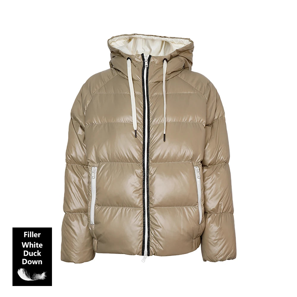 Bubble Duck Down Hooded Jacket