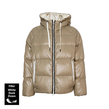 Bubble Duck Down Hooded Jacket
